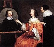 Margareta Maria de Roodere and Her Parents by Gerrit van Honthorst Gerard van Honthorst